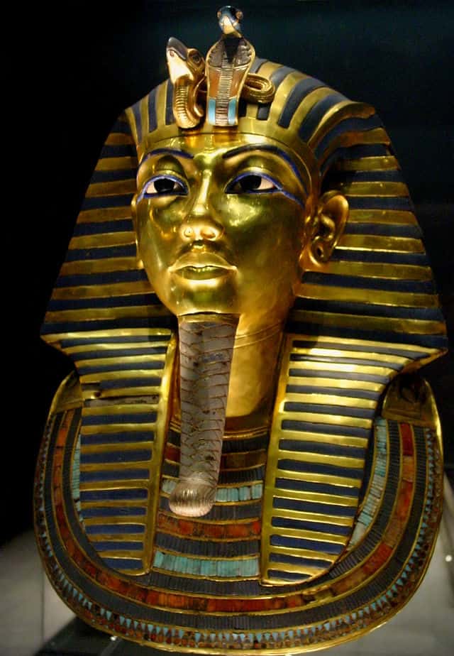 egyptian gold statue